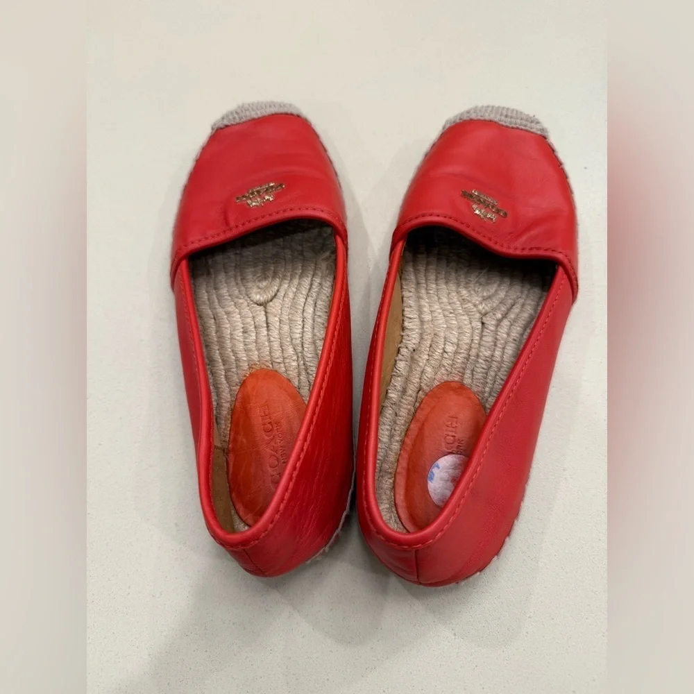 Coach Leather Espadrilles